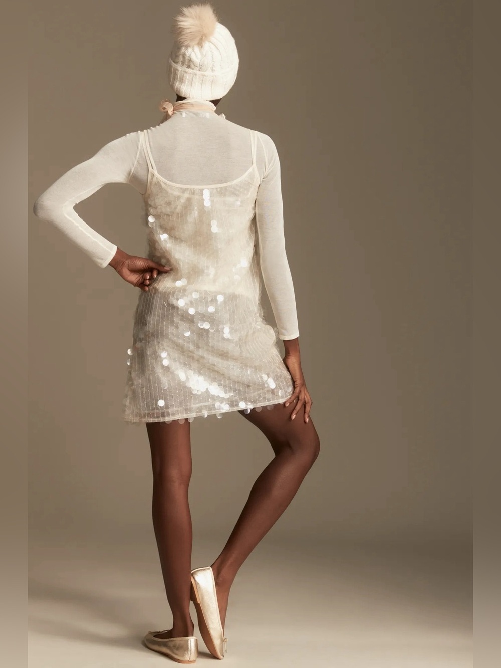 Lucky Brand Paillette Sequin Dress NWT - Picture 2 of 9